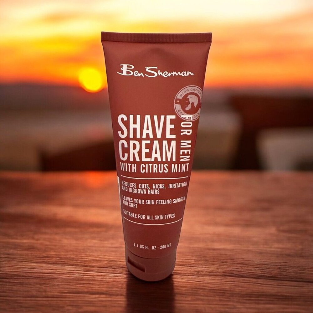 Ben Sherman Men's Shave Cream with Citrus Mint 6.7 oz